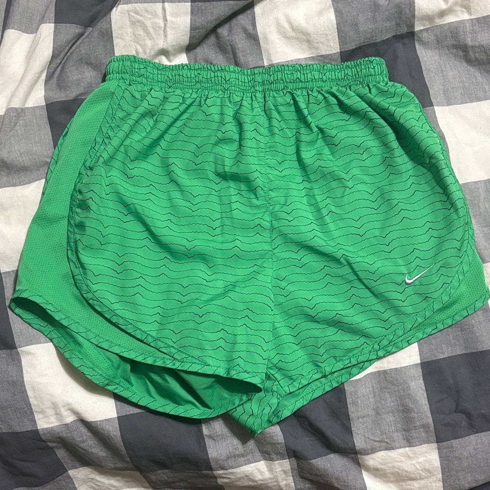 Nike Athletic Shorts with Wave Pattern